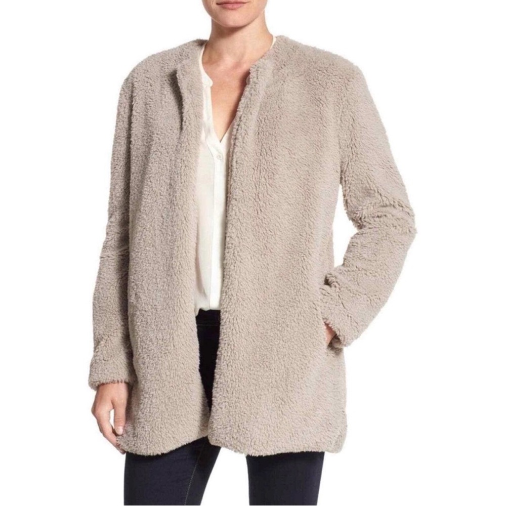 Kenneth Cole Faux Fur Teddy Coat